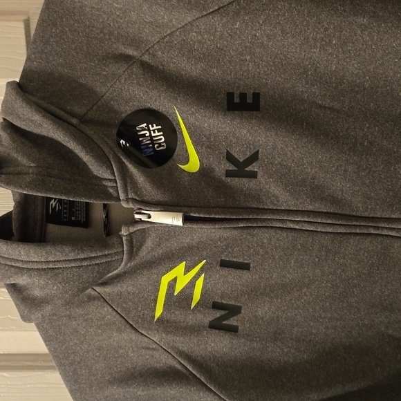 NIKE BOYS GRAY ZIPPERED HOODIE SIZE SMALL - Picture 5 of 14